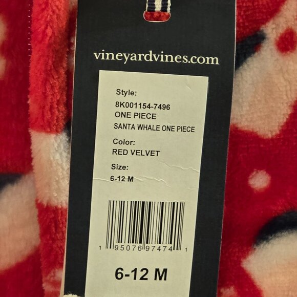 Vineyard Vines Holiday One-Piece Footie Pajamas for Baby - NWT 6-12 months - Picture 5 of 5